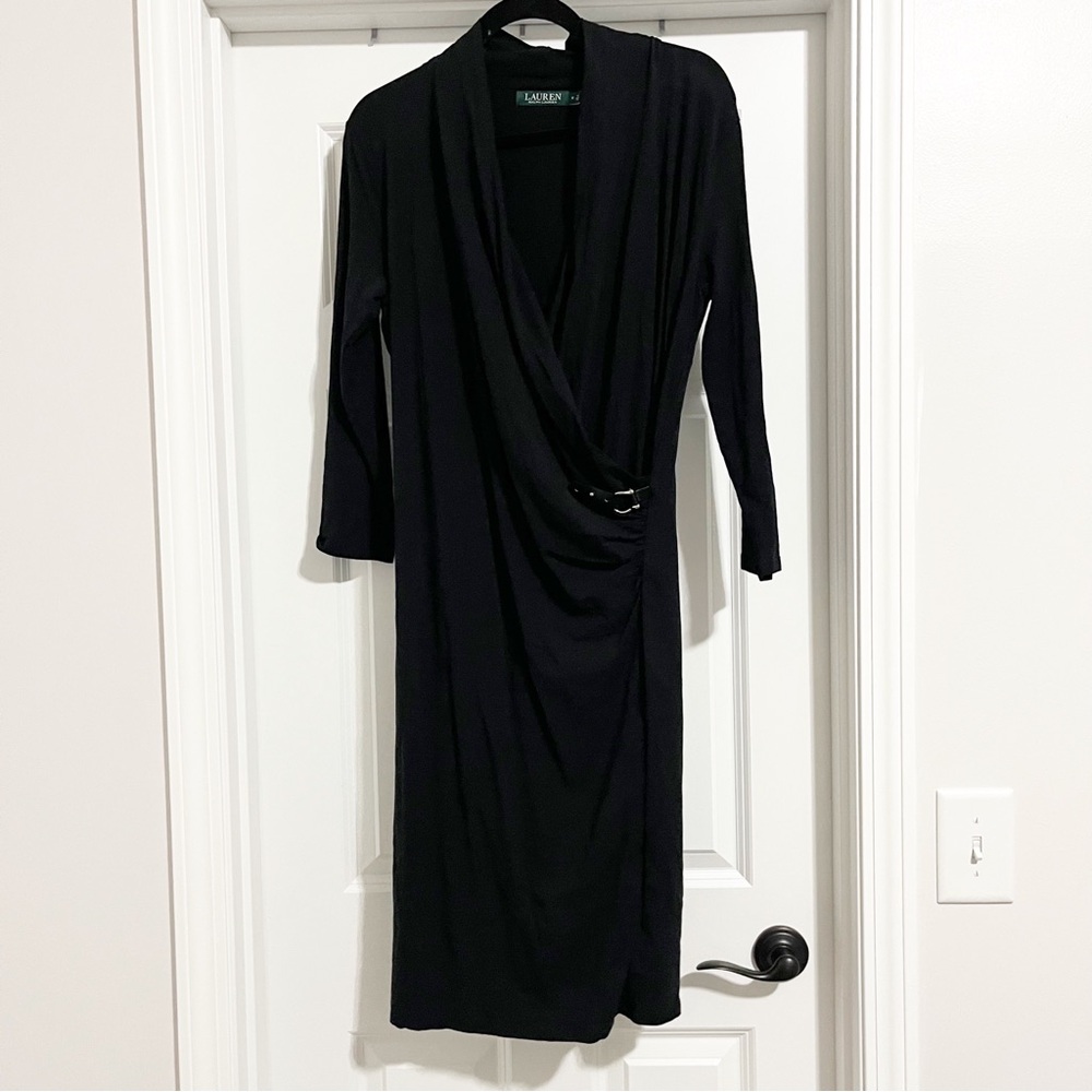Ralph Lauren Wrap workwear midi dress
